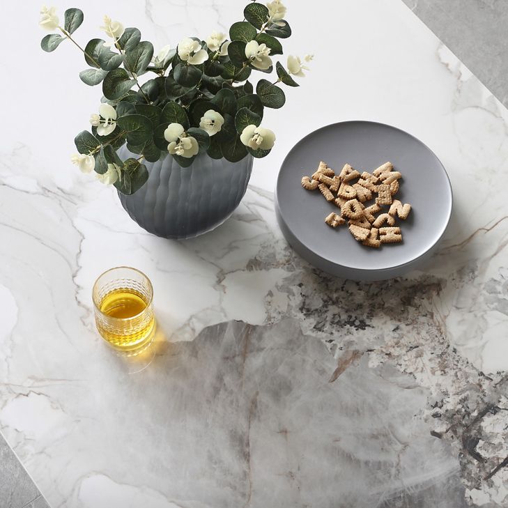 Rectangle 4 Legs Dining Table Modern Sintered Stone Dining Room Table Clearhalo 'Dining Tables & Seating' 'Dining Tables' 'dining_table' 'furn' 'furn_dining_table' 'Furniture' 'Kitchen & Dining Furniture' 1200x1200_75f877e5-8b98-4ca5-9ca5-e0e7df67d496