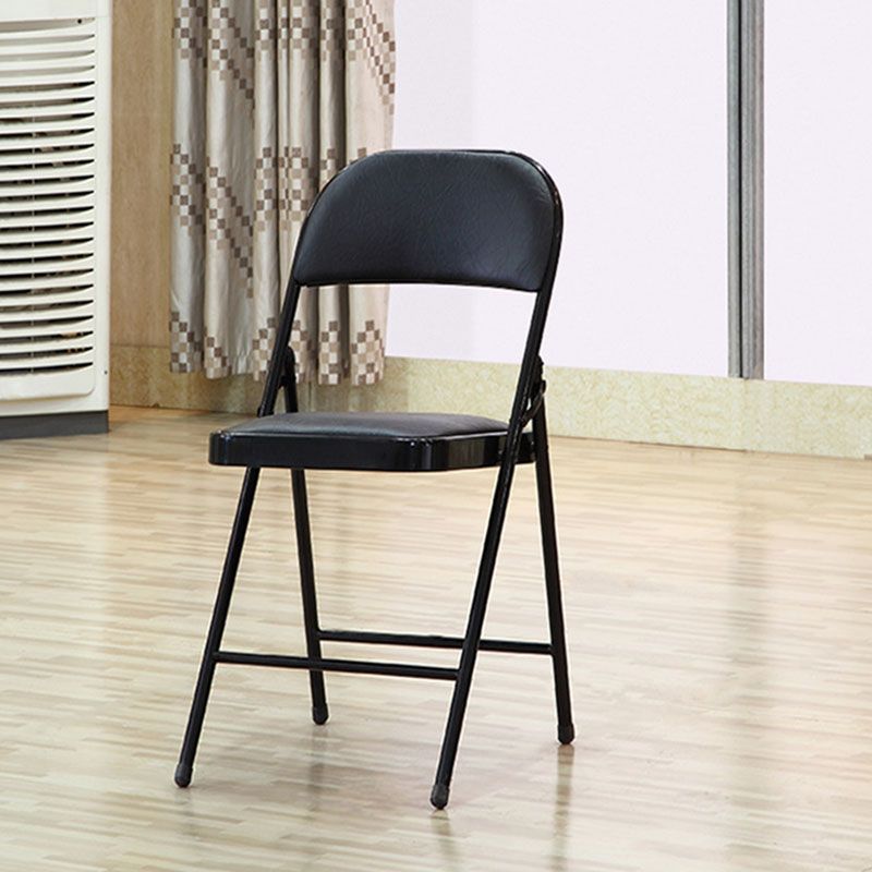 Sedia da ufficio di gestione in pelle moderna sedia da ufficio imbottita senza braccio