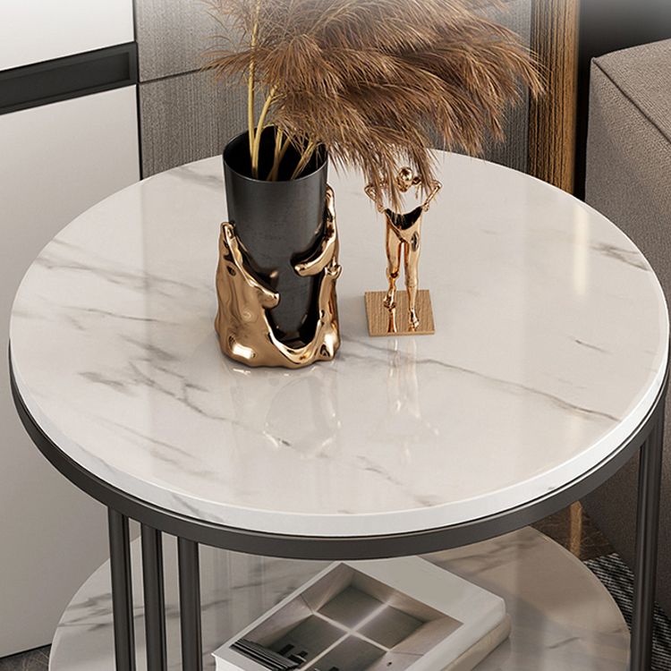 Zeitgenössischer Schieferobertisch mit Schublade