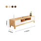 Modern TV Stand with Storage Cabinets, TV Stand in Wooden Tone