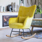 25.9"Wide Wingback Chair with Sled Base Tufted Back Arm Chair Clearhalo 'Accent Chairs' 'accent_chairs' 'Chairs & Seating' 'Furniture' 'furniture_accent_chairs' 'Living Room Furniture' 1200x1200_75fd2d42-acec-43d1-bf59-0a027e652744