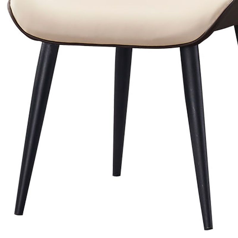 Industrial Wingback Parsons Chair for Kitchen Faux Leather Dining Chairs Clearhalo 'Dining Chairs' 'Dining Tables & Seating' 'dining_chair' 'furn' 'furn_dining_chair' 'Furniture' 'Kitchen & Dining Furniture' 1200x1200_75fed0d5-4567-41cf-9ad7-42b00a140e7a