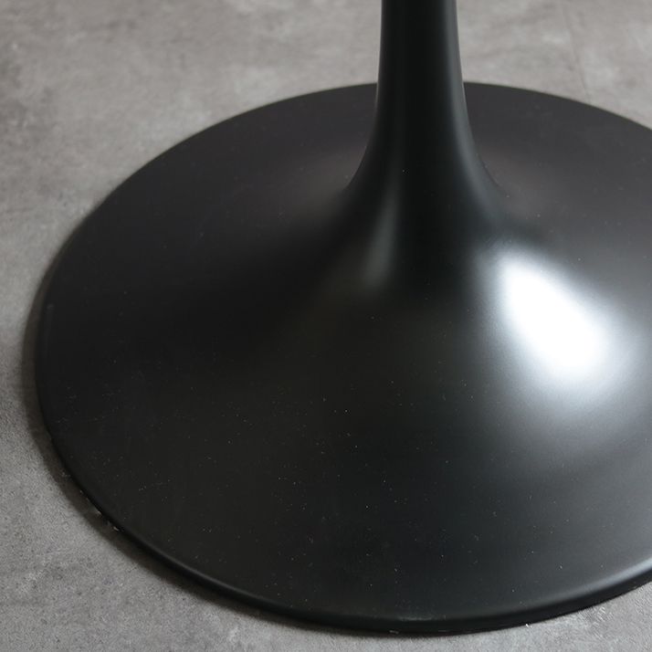 Industrial Metal Bar Table Round Top 41.3"H Pedestal Bistro Table for Cafe and Breakroom Clearhalo 'Bar Furniture' 'Bar Tables' 'bar_tables' 'Furniture' 'furniture_bar_tables' 'Kitchen & Dining Furniture' 'kitchen&dining_furn' 'kitchen' 1200x1200_76014b03-b482-45a2-beb3-6c6e0b98c552