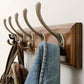 Brown Wooden Coat Hanger Modern Style Minimalist Home Wall Hanging Coat Rack Clearhalo 'Entry & Mudroom Furniture' 'furn' 'furn_hall_tree_coat_racks' 'Furniture' 'Hall Trees & Coat Racks' 'hall_tree_coat_racks' 1200x1200_760667fe-6850-407c-b9ae-93725fd3368e