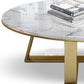 Oval Marble Top Coffee Table with Iron Cross Base Cocktail Table in White Clearhalo 'Coffee & Accent Tables' 'Coffee Tables' 'coffee_tables' 'furn' 'furn_coffee_tables' 'Furniture' 'Living Room Furniture' 1200x1200_7607f2e7-c473-452c-9ac8-bc2008b9405f