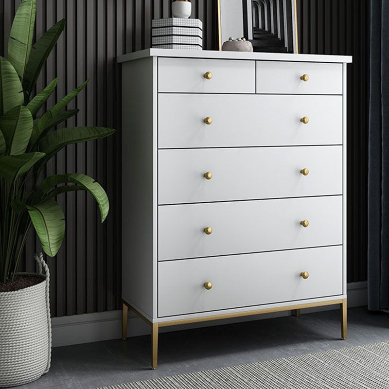 Glam Engineered Wooden Storage Chest Bedroom Chest with Drawers Clearhalo 'Bedroom Furniture' 'Dressers & Chests' 'dressers_chests' 'furn' 'furn_dressers_chests' 'Furniture' 1200x1200_760bb5a8-b1dd-4ef5-a405-9ae7c87d1bf5