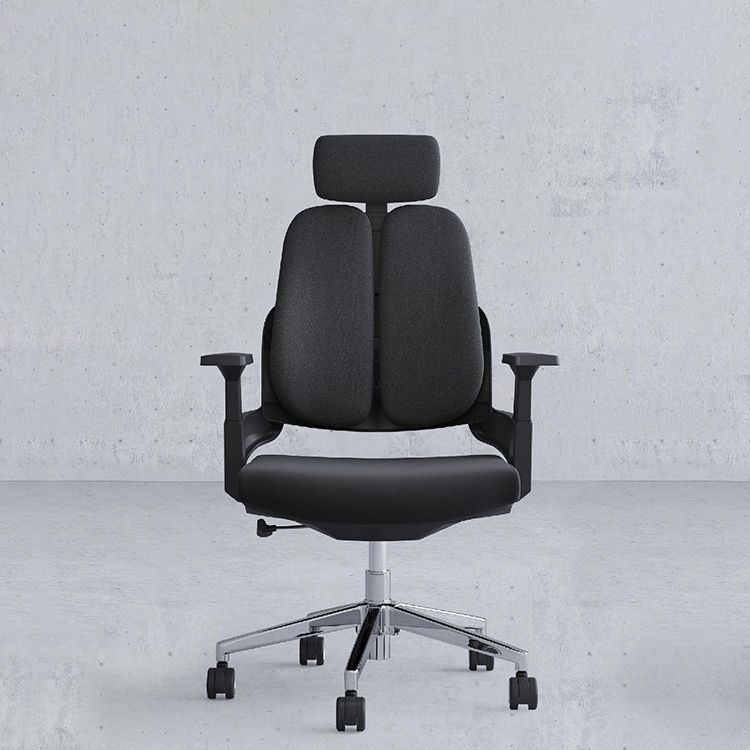 Modern Office Chair with Wheels High-Back Adjustable Arms Mesh Desk Chair Clearhalo 'furn' 'furn_office_chair' 'Furniture' 'Office Chairs' 'Office Furniture' 'office_chair' 1200x1200_760df45a-9aad-4f05-b54b-81ba3c324382