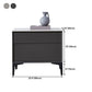 Grey Wood and Stone Buffet Server Modern Living Room Buffet/Console with Drawers Clearhalo 'buffet_sideboard' 'Buffets & Sideboards' 'Furniture' 'furniture_buffet_sideboard' 'Kitchen & Dining Furniture' 1200x1200_760ee993-304c-4a6c-b06f-2a8ecb748467