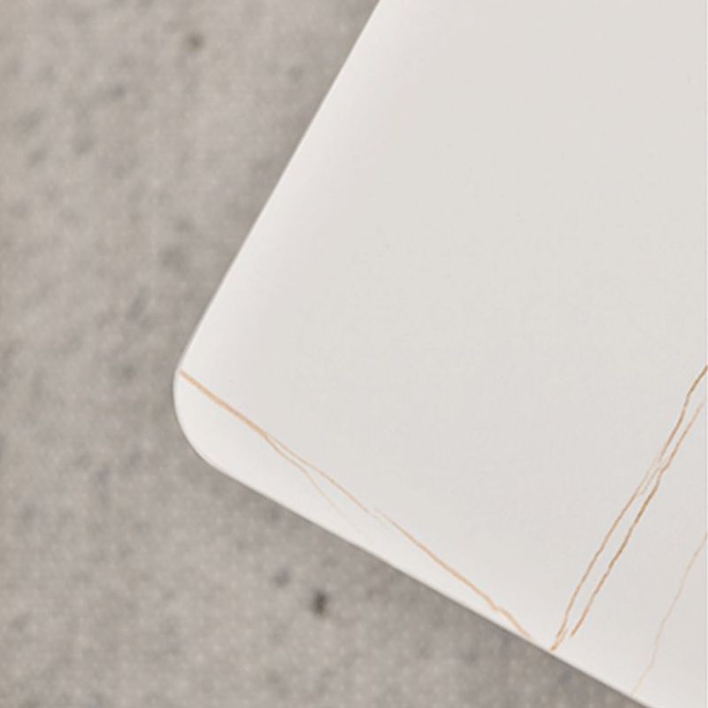 Tableau supérieur de pierre fritrée moderne 11 "Table de bout du piédestal de largeur