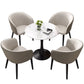 Contemporary Round Dining Table Sintered Stone Dining Table with Tulip Base for Home Kitchen Dinner Clearhalo ' dining_table' 'Dining Tables & Seating' 'Dining Tables' 'furn' 'furn_dining_table' 'Furniture' 'furniture_dining_table' 'Kitchen & Dining Furniture' 'kitchen&dining_furn' 'kitchen' 'kitchen_dining_table' 1200x1200_7610f5fd-8619-4e9a-96e9-4dc200188c7c
