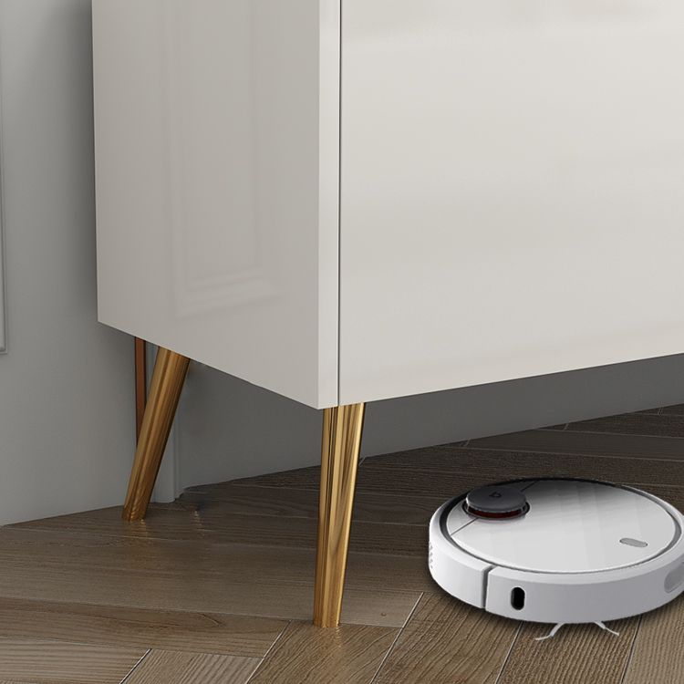 Glam TV Console with Cabinet Engineered Wood TV Media Stand with Drawers