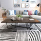 Solid Wood Coffee Table Abstract Coffee Cocktail Table in Brown Clearhalo 'Coffee & Accent Tables' 'Coffee Tables' 'coffee_tables' 'furn' 'furn_coffee_tables' 'Furniture' 'Living Room Furniture' 1200x1200_7614e0b0-c626-47de-803e-e5f0680e7ea9