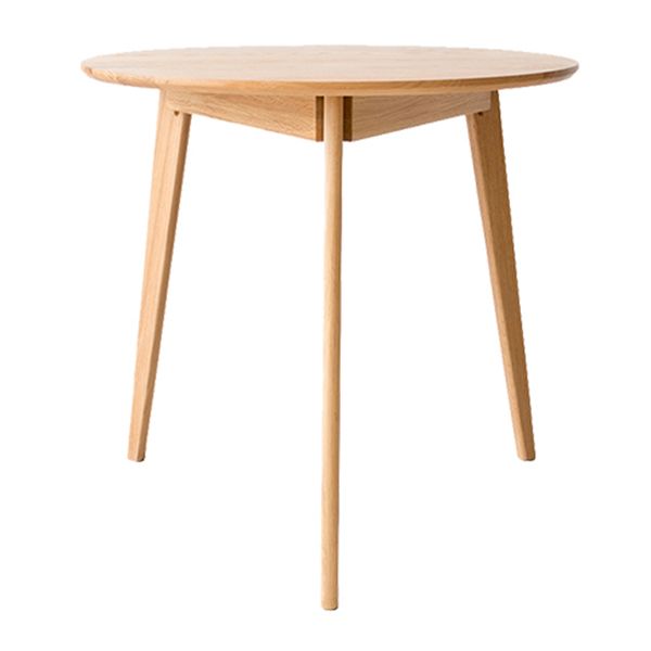 Round Tripod Base Dining Site Table Contemporary Dinette Table with Solid Wood Clearhalo ' dining_table' 'Dining Tables & Seating' 'Dining Tables' 'furn' 'furn_dining_table' 'Furniture' 'furniture_dining_table' 'Kitchen & Dining Furniture' 'kitchen&dining_furn' 'kitchen' 'kitchen_dining_table' 1200x1200_761594e8-5acb-4220-b20b-5b2cab184db6