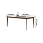 Solid Wood Mid-Century Modern Table Rectangular Sintered Stone Top Table for Dining Room Clearhalo ' dining_table' 'Dining Tables & Seating' 'Dining Tables' 'furn' 'furn_dining_table' 'Furniture' 'furniture_dining_table' 'Kitchen & Dining Furniture' 'kitchen&dining_furn' 'kitchen' 'kitchen_dining_table' 1200x1200_7615dcf9-b156-4603-b480-439f04cadab5