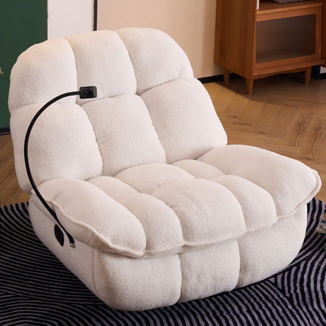 メタルリクライニングチェアリクライニングチェアスイベルロッカーリクライニングチェア椅子の固体色