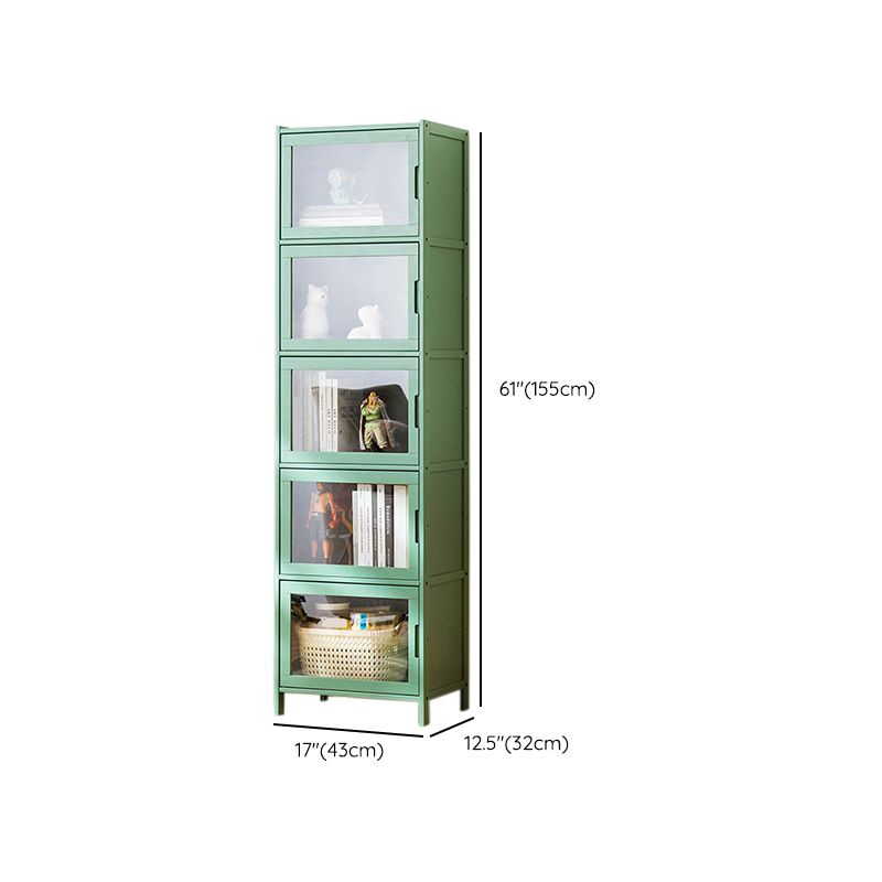 Contemporary Green Wood Accent Cabinet Rectangle Grooves Accent Cabinet Clearhalo 'Cabinets & Chests' 'cabinets_chests' 'furn' 'furn_cabinets_chests' 'Furniture' 'Living Room Furniture' 1200x1200_761af435-bdd8-4bd2-bc80-219b74cb3b84