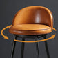 Industrial Leather Counter Stool for Home Round Barstools with Metal Base Clearhalo 'Bar Furniture' 'Bar Stools' 'bar_stools' 'furn' 'furn_bar_stools' 'Furniture' 'furniture_bar_stools' 'Kitchen & Dining Furniture' 1200x1200_761b97cf-42be-4d8b-a4c0-98bb0307d9e2