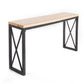 Pine Wood Bar Table Industrial Bar Dining Table with Sled Base in Black Clearhalo 'Bar Furniture' 'Bar Tables' 'bar_tables' 'furn' 'furn_bar_tables' 'Furniture' 'furniture_bar_tables' 'Kitchen & Dining Furniture' 1200x1200_761ce7c7-42be-4005-8692-8d1d4be97476