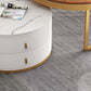 Round Tropical Coffee Table Storage 2 Nesting Coffee Table Set Clearhalo 'Coffee & Accent Tables' 'Coffee Tables' 'coffee_tables' 'furn' 'furn_coffee_tables' 'Furniture' 'Living Room Furniture' 1200x1200_761ef889-9a46-4c25-8416-77d5fea17053