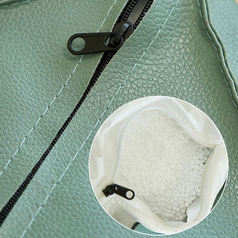 Modern Orange Pure Color Pouf PU Leather Water Resistant Pouf Clearhalo 'furn' 'furn_ottomans_poufs' 'Furniture' 'Living Room Furniture' 'Ottomans & Poufs' 'ottomans_poufs' 1200x1200_76203242-a86f-4c44-8a09-eddf3a76eeaf