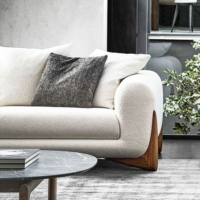 Divano standard di divano standard di smoking moderno di divano retro stretto con cuscino