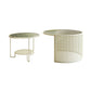 Round GlassCoffee Table Tropical No Distressing Coffee Table Set with Shelf Clearhalo 'Coffee & Accent Tables' 'Coffee Tables' 'coffee_tables' 'furn' 'furn_coffee_tables' 'Furniture' 'Living Room Furniture' 1200x1200_7623738d-8451-4254-9136-0eba211da7fb