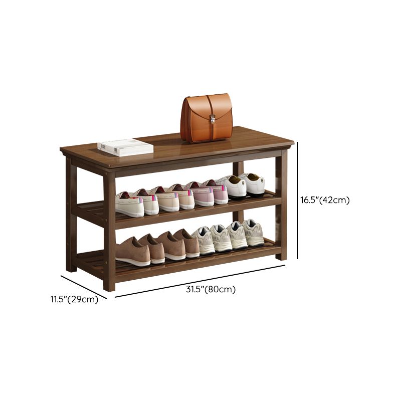 Mid-Century Modern Bench 11.42 Inch Wide Seating Bench with Shoes Storage Clearhalo 'Benches' 'Chairs & Seating' 'furn' 'furn_benches' 'Furniture' 'Living Room Furniture' 1200x1200_76257eac-aa8f-4b0e-be11-9c3582d5258f