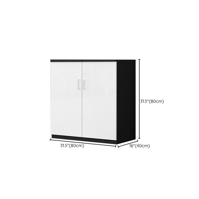 Gabinetto del file scandinavo Telaio in legno Gabinetto laterale per ufficio