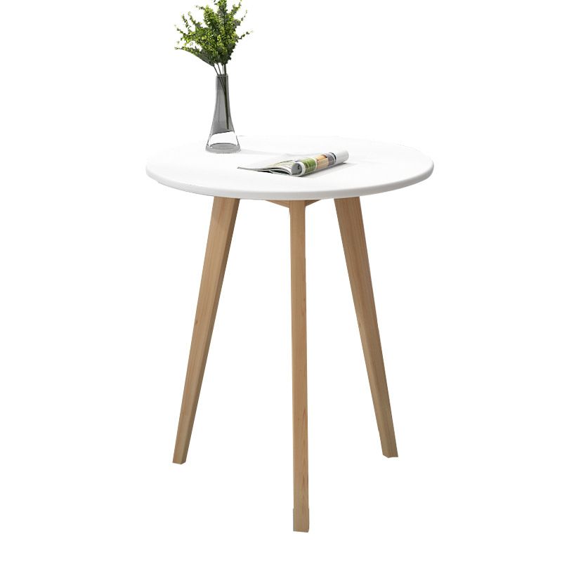 Contemporary Style Wooden Round Top Side Table 3 Legs End Table Clearhalo 'Coffee & Accent Tables' 'End & Side Tables' 'end_side_tables' 'furn' 'furn_end_side_tables' 'Furniture' 'Living Room Furniture' 1200x1200_76271b83-865c-4907-971b-dbe1954a6a80
