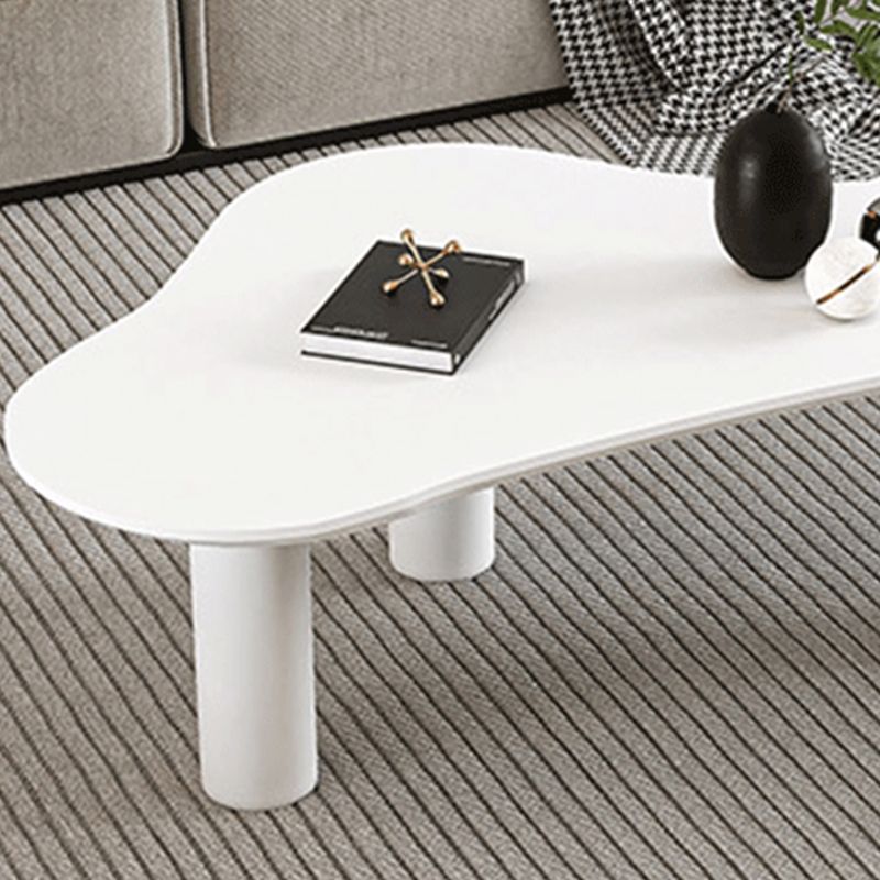 Contemporary Stone Geometric Coffee Table 3 Legs Coffee Cocktail Table Clearhalo 'Coffee & Accent Tables' 'Coffee Tables' 'coffee_tables' 'furn' 'furn_coffee_tables' 'Furniture' 'Living Room Furniture' 1200x1200_7628aae8-e79e-46b7-b7bd-3645fe693b7e