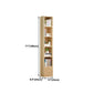 Scandinavian Pine Standard Bookshelf Vertical Closed Back Bookshelf for Living Room Clearhalo 'Bookcases' 'furn' 'furn_bookcases' 'Furniture' 'furniture_bookcases' 'kitchen' 'kitchen_bookcases' 'Living Room Furniture' 'Office Furniture' 1200x1200_7629a819-3678-42db-ae18-967c50b2ceec
