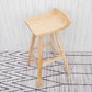 Modern Solid Wood Bar Chair Armless Bar Stool with Wooden Footrest Clearhalo 'Bar Furniture' 'Bar Stools' 'bar_stools' 'furn' 'furn_bar_stools' 'Furniture' 'Kitchen & Dining Furniture' 1200x1200_762b2c19-3bc0-48cd-a1db-aad1b228b877