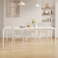 Pièces modernes 1/3/4/5/7 Pièces Table à manger Set Pierre Rectangle Meubles en blanc