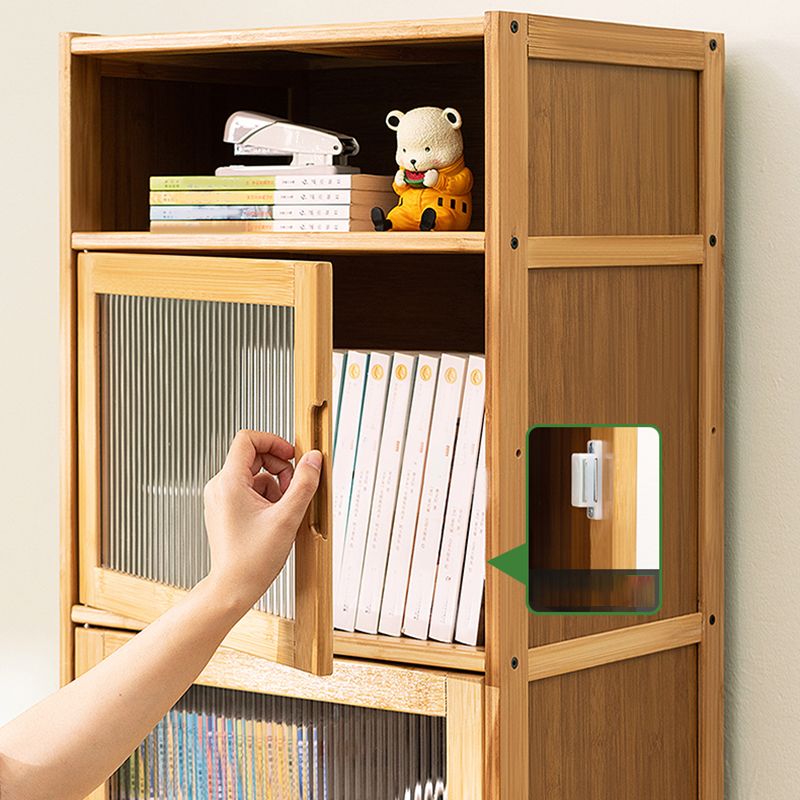 Scandinavian Accent Cabinet with Grooves Doors and Straight Legs Clearhalo 'Cabinets & Chests' 'cabinets_chests' 'furn' 'furn_cabinets_chests' 'Furniture' 'Living Room Furniture' 1200x1200_762ecf1f-ded6-4229-88a8-d6bcd77f577b