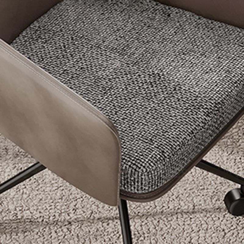 ミッドバックオフィスチェアコンテンポラリースイベルローリングタスクチェア