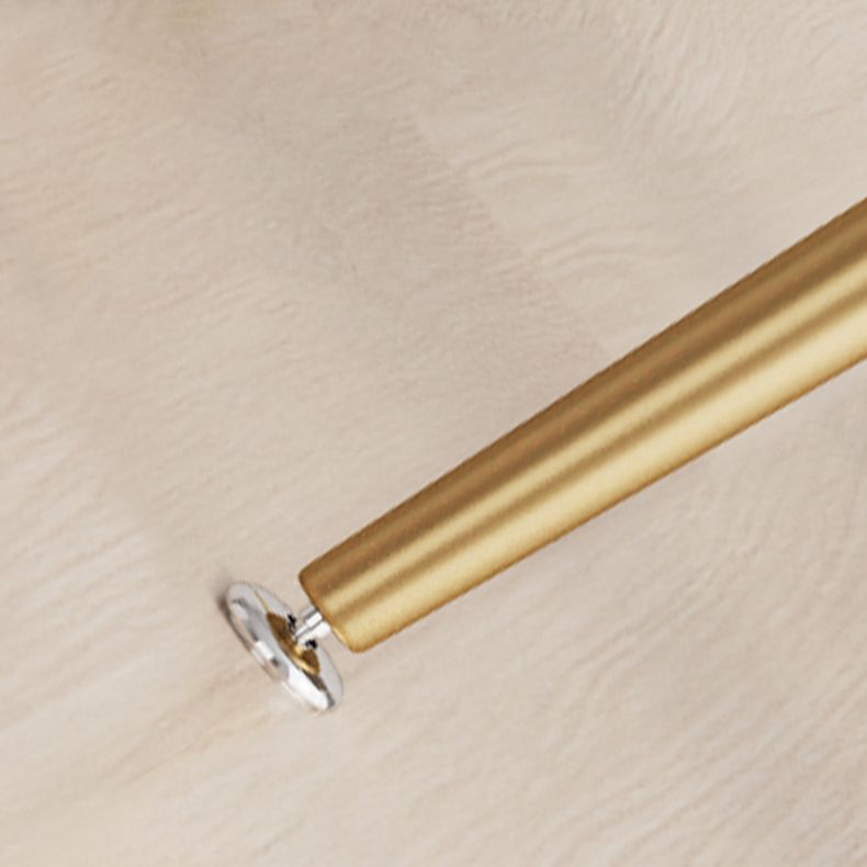 Nordic Style Metal Chair Solid Back Kitchen Dining Arm Chair for Dinning Room