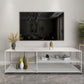 Industrial Metal TV Stand Console Open Storage TV Media Stand for Living Room Clearhalo 'furn' 'furn_tv_stands_entertainment_centers' 'Furniture' 'Living Room Furniture' 'TV Stands & Entertainment Centers' 'TV Stands & Media Storage Furniture' 'tv_stands_entertainment_centers' 1200x1200_76353d0c-5df8-4ada-a689-099e8d6ab3f0