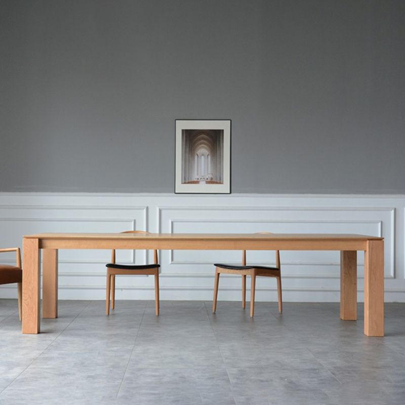 Solid Wood Contemporary Rectangular Table Wood Top Dining Table with 4 Legs Clearhalo ' dining_table' 'Dining Tables & Seating' 'Dining Tables' 'furn' 'furn_dining_table' 'Furniture' 'furniture_dining_table' 'Kitchen & Dining Furniture' 'kitchen&dining_furn' 'kitchen' 'kitchen_dining_table' 1200x1200_763588ef-e2bc-4b2c-9570-c3be16247e12