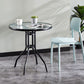 Round Shape Modern Style Dining Table Transparent Fixed Table of Glass Clearhalo ' dining_table' 'Dining Tables & Seating' 'Dining Tables' 'furn' 'furn_dining_table' 'Furniture' 'furniture_dining_table' 'Kitchen & Dining Furniture' 'kitchen&dining_furn' 'kitchen' 'kitchen_dining_table' 1200x1200_76366e42-caa7-4bc1-bf34-ba4629950684