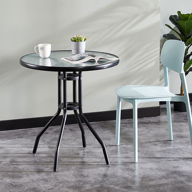 Round Shape Modern Style Dining Table Transparent Fixed Table of Glass Clearhalo ' dining_table' 'Dining Tables & Seating' 'Dining Tables' 'furn' 'furn_dining_table' 'Furniture' 'furniture_dining_table' 'Kitchen & Dining Furniture' 'kitchen&dining_furn' 'kitchen' 'kitchen_dining_table' 1200x1200_76366e42-caa7-4bc1-bf34-ba4629950684