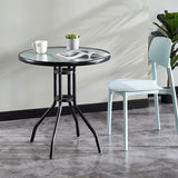 Round Shape Modern Style Dining Table Transparent Fixed Table of Glass Clearhalo ' dining_table' 'Dining Tables & Seating' 'Dining Tables' 'furn' 'furn_dining_table' 'Furniture' 'furniture_dining_table' 'Kitchen & Dining Furniture' 'kitchen&dining_furn' 'kitchen' 'kitchen_dining_table' 1200x1200_76366e42-caa7-4bc1-bf34-ba4629950684