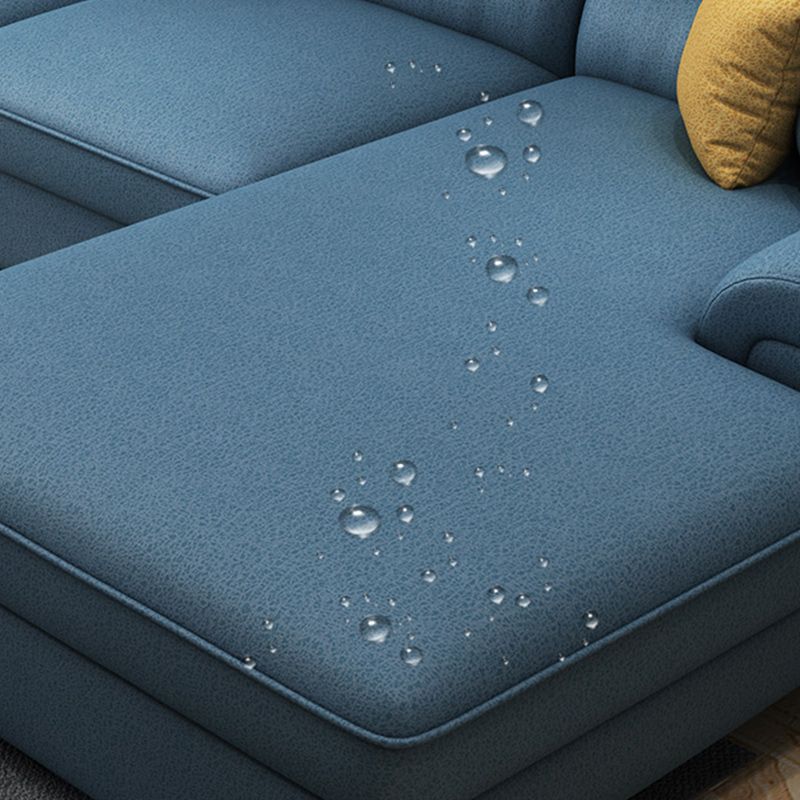 L-Shape High Back Pillow Top Arm Sectional with Slipcovered for Living Room Clearhalo 'furn' 'furn_sectionals' 'Furniture' 'furniture_sectionals' 'kitchen' 'kitchen_sectionals' 'Living Room Furniture' 'Sectionals' 1200x1200_76379dd5-8dca-4227-937f-301644c8cc71