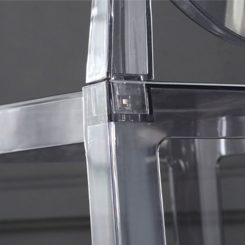 ダイニングルームモダンアクリルバースツール4脚バースツール付きペダル