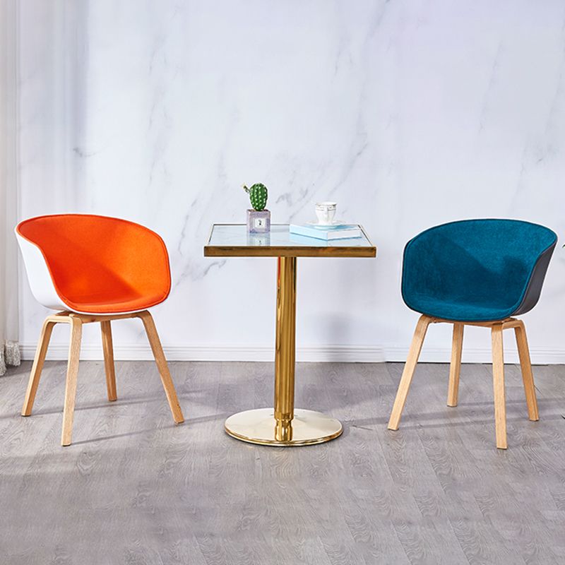 Modern Style Dining Chairs Dining Armless Side Chair with Wooden Legs Clearhalo ' kitchen&dining_furn' 'Dining Chairs' 'Dining Tables & Seating' 'dining_chair' 'furn' 'furn_dining_chair' 'Furniture' 'furniture_dining_chair' 'Kitchen & Dining Furniture' 'kitchen' 1200x1200_763ab1ac-4741-4777-a9c3-665cd61e2933