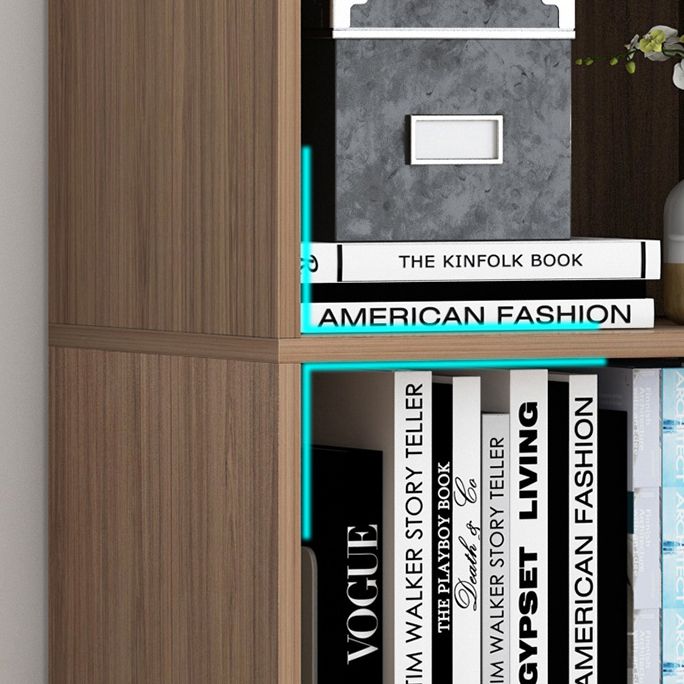 Moderne stijl boekenplank gesloten houten boekenkast voor thuisgebruik