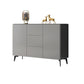 Wooden Storage Sideboard Modern Storage Cabinets with Drawers and Doors Clearhalo 'buffet_sideboard' 'Buffets & Sideboards' 'furn' 'furn_buffet_sideboard' 'Furniture' 'Kitchen & Dining Furniture' 1200x1200_763bb94c-2bc8-4e8c-977c-35ebaa16b8e5