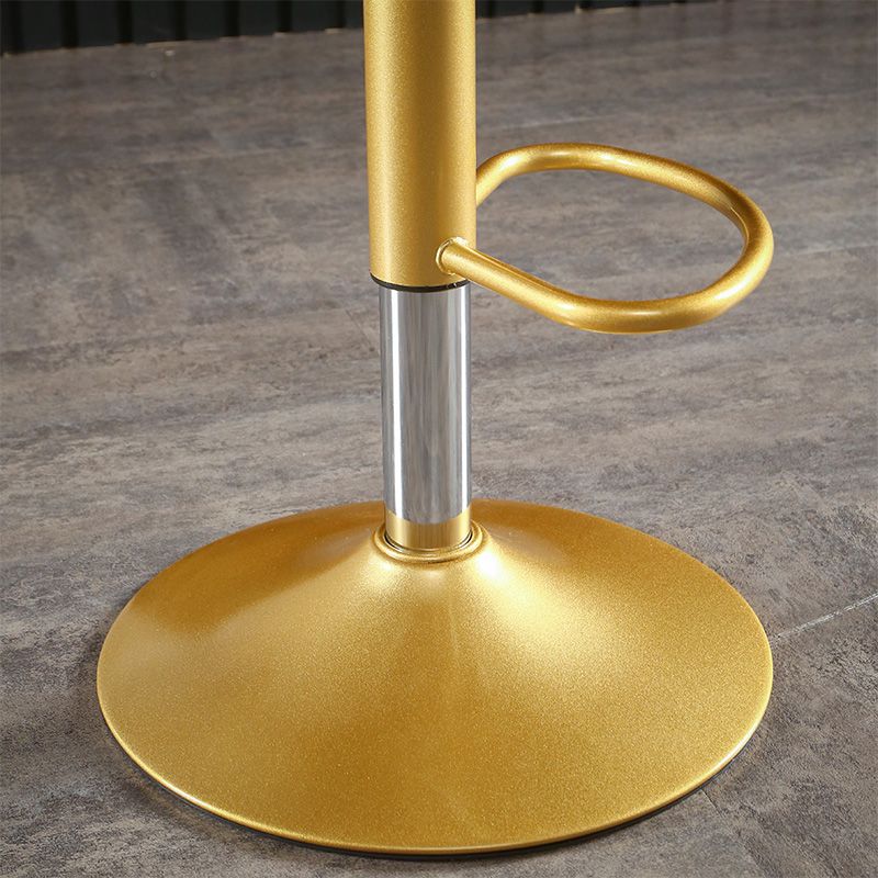 Glam Adjustable Counter Bar Stool Backrest Bar Stool with Footrest and Swivel Clearhalo 'Bar Furniture' 'Bar Stools' 'bar_stools' 'furn' 'furn_bar_stools' 'furniture_bar_stools' 'Kitchen & Dining Furniture' 'kitchen&dining_furn' 'kitchen' 'kitchen_furn' Furniture' 1200x1200_763c1952-f52f-427d-a14c-ef8794539d30