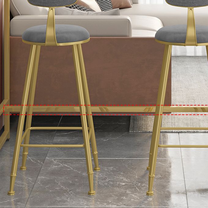 Modern Style Bistro Bar Table Rectangle Gold Frame Bar Table Clearhalo 'Bar Furniture' 'Bar Tables' 'bar_tables' 'furn' 'furn_bar_tables' 'Furniture' 'Kitchen & Dining Furniture' 1200x1200_763d13d6-4517-4dc3-8d12-8f491f2466ce