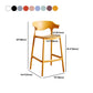 Scandinavian Plastic Barstool Low Back Counter Stool Footrest Furniture Clearhalo 'Bar Furniture' 'Bar Stools' 'bar_stools' 'furn' 'furn_bar_stools' 'Furniture' 'Kitchen & Dining Furniture' 1200x1200_763d7e8d-3a19-4931-b228-b2a40092a237