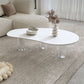 27-inch brede moderne salontafel 3 poten koffie-cocktailtafel